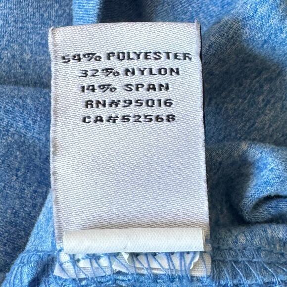 Straight Down Golf Shirt Men's M Blue Long Sleeve 1/4 Zip Performance - Picture 10 of 11